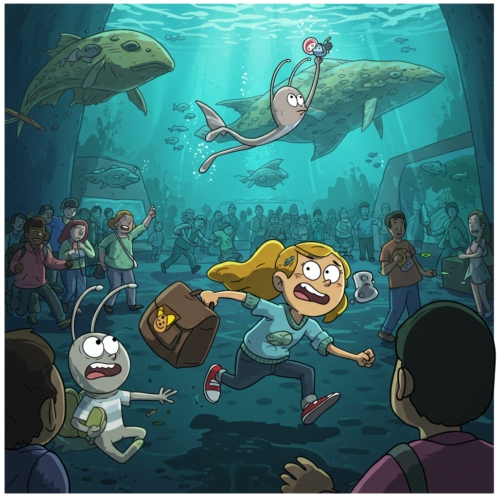 Cat-tastrophe at the Aquarium