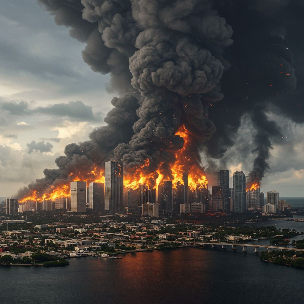 The Crimson Dawn: Miami Ablaze