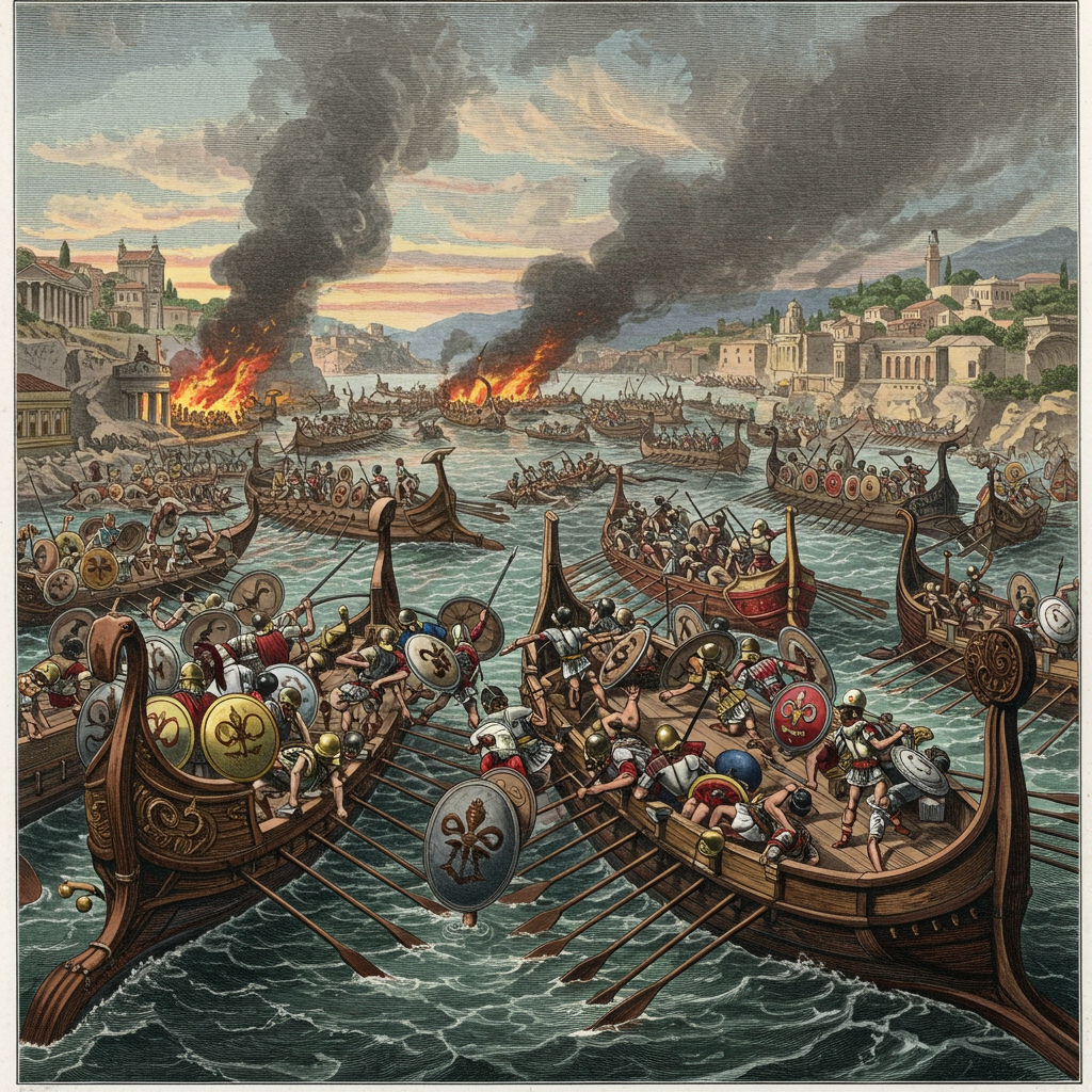 The Naval Battle of Salamis