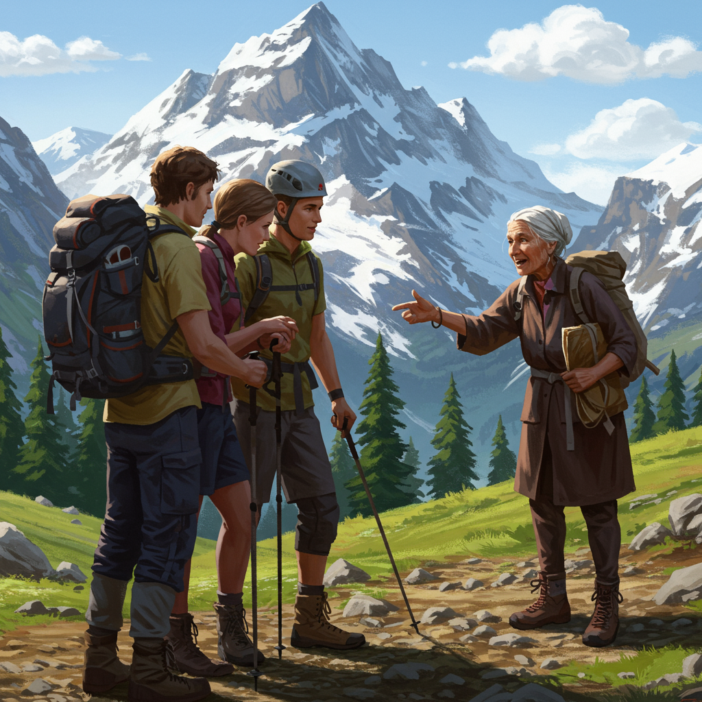 Mountain Guide Encounter