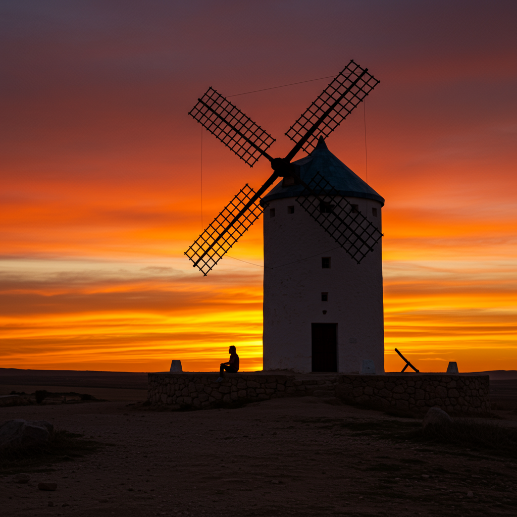 Windmill Silhouette