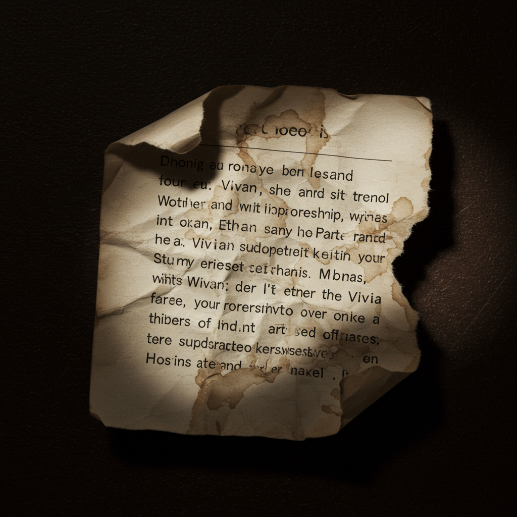 The Anonymous Note: Crumpled Paper